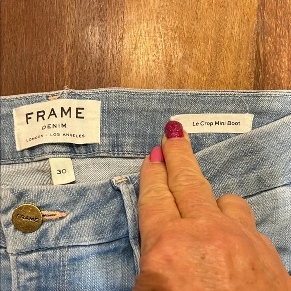 FRAME Le Crop Mini Boot Flare - Picture 2 of 5